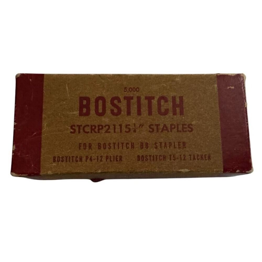 Bostich Staples VTG Office Supply Stcrp2115 For B8 Stapler‎ 1/4” ~3/4 Remaining